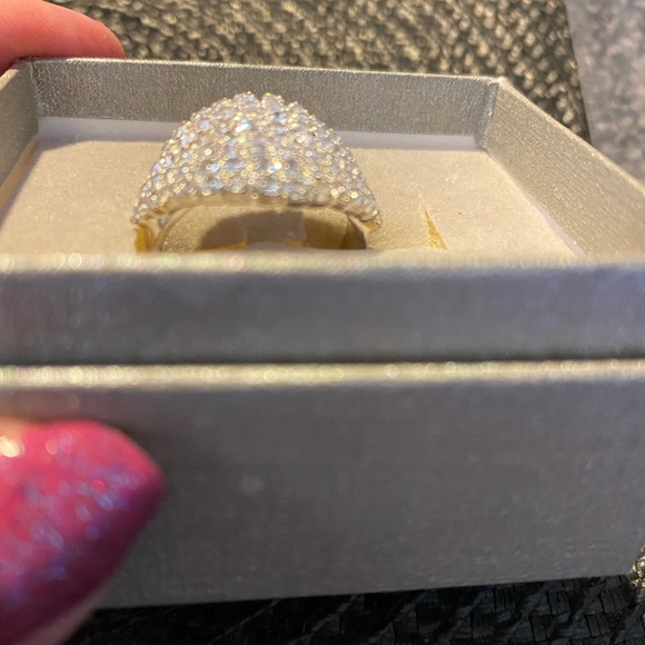 CZ ring. Adjustable - Picture 5 of 6